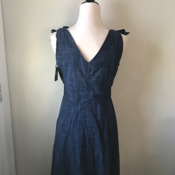 Marled Chambray Button Down Midi Dress•NWT - Picture 6 of 8